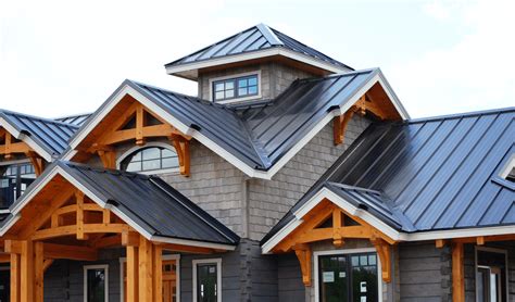 metal roof modern house|residential metal roofing types.